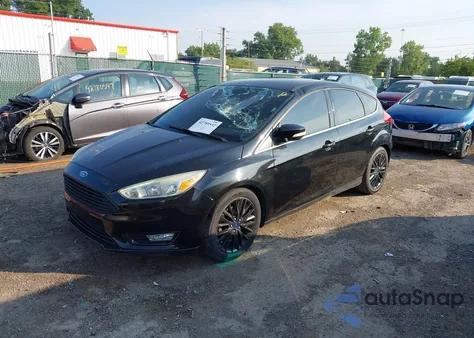 2015 Ford Focus Titanium from USA, damaged, VIN 1FADP3N29FL247491